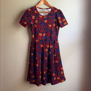 Bright floral dress!
